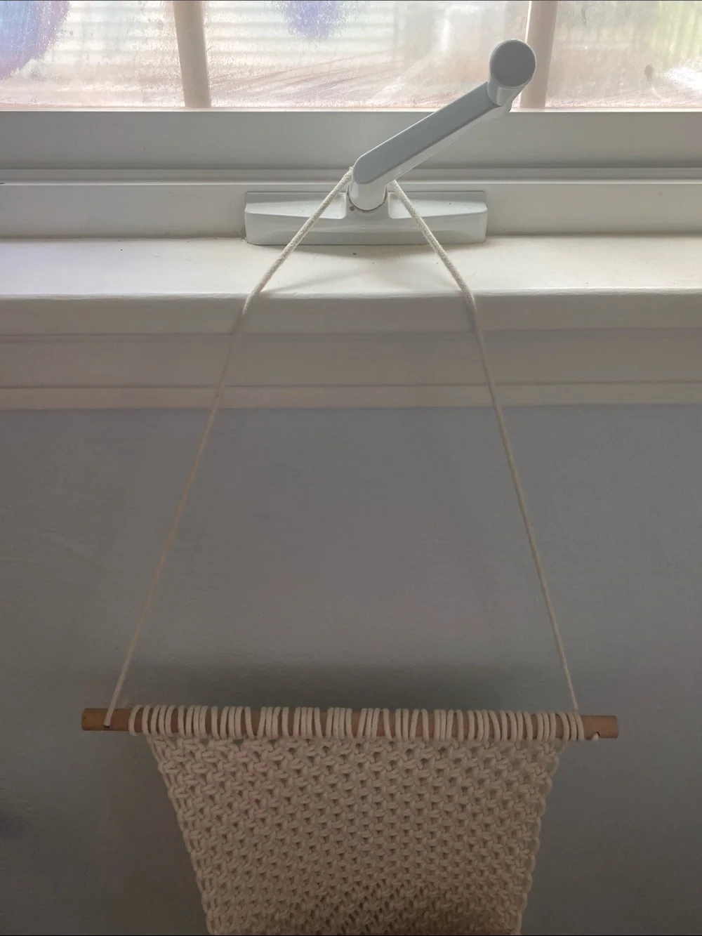 Handmade Macramé Wall Hanging in Natural Cream - Boho Home Wall Decor